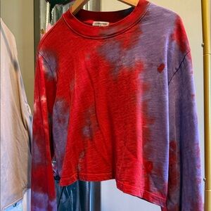 Cotton Citizen Red Long Sleeve Top